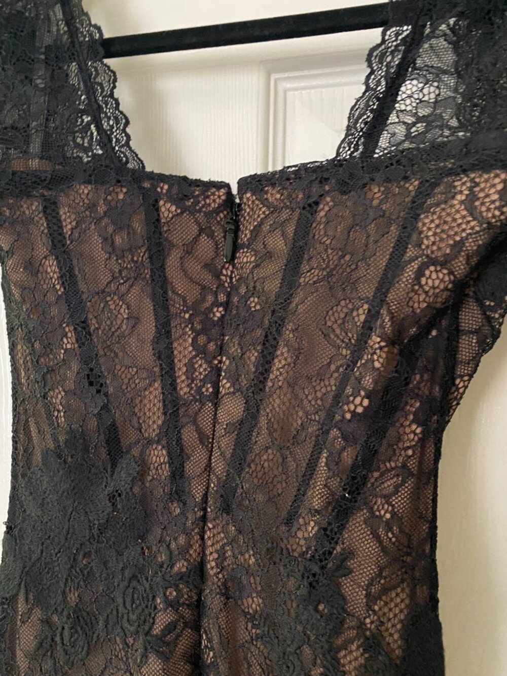 House of CB | Lucienne Lace Mini Dress in Black - Picture 12 of 15